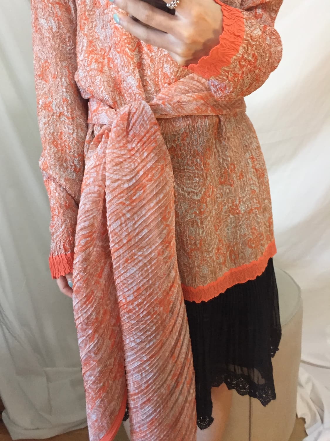 레이어드 원피스•타이 set 상품이미지4