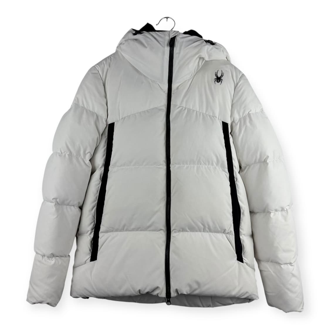 (S) 스파이더 덕다운 숏패딩 화이트 상품이미지1