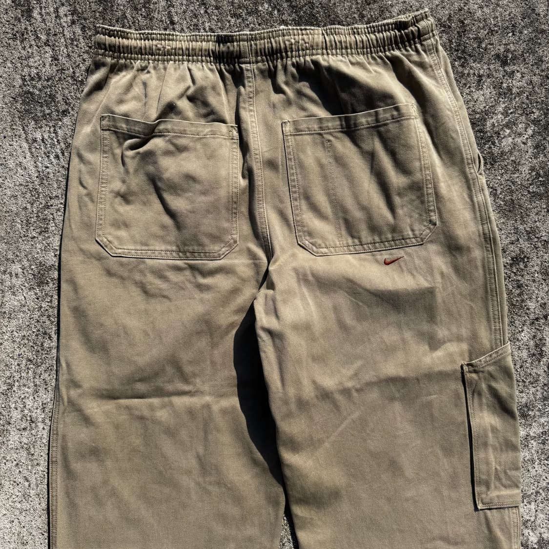 [M] 00s Nike 나이키 코튼 밴딩 팬츠 상품이미지4