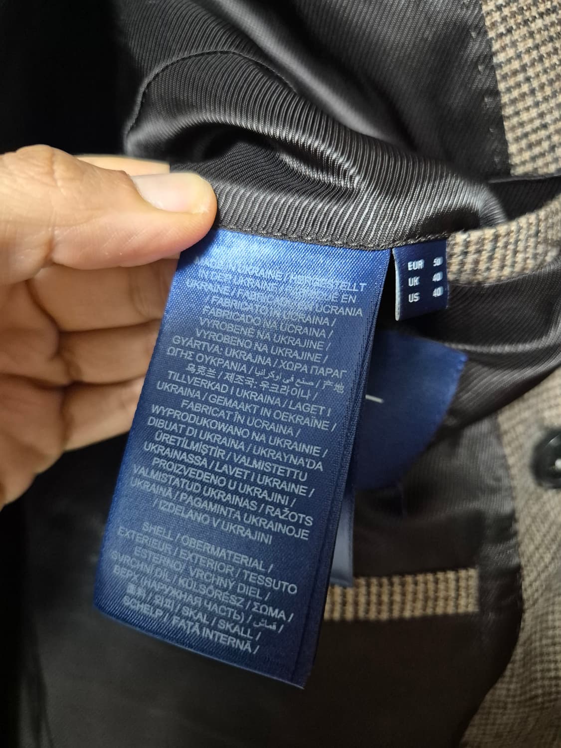 (새제품) 간트 GANT 하운드투스 체크자켓 블레이져 50 상품이미지7