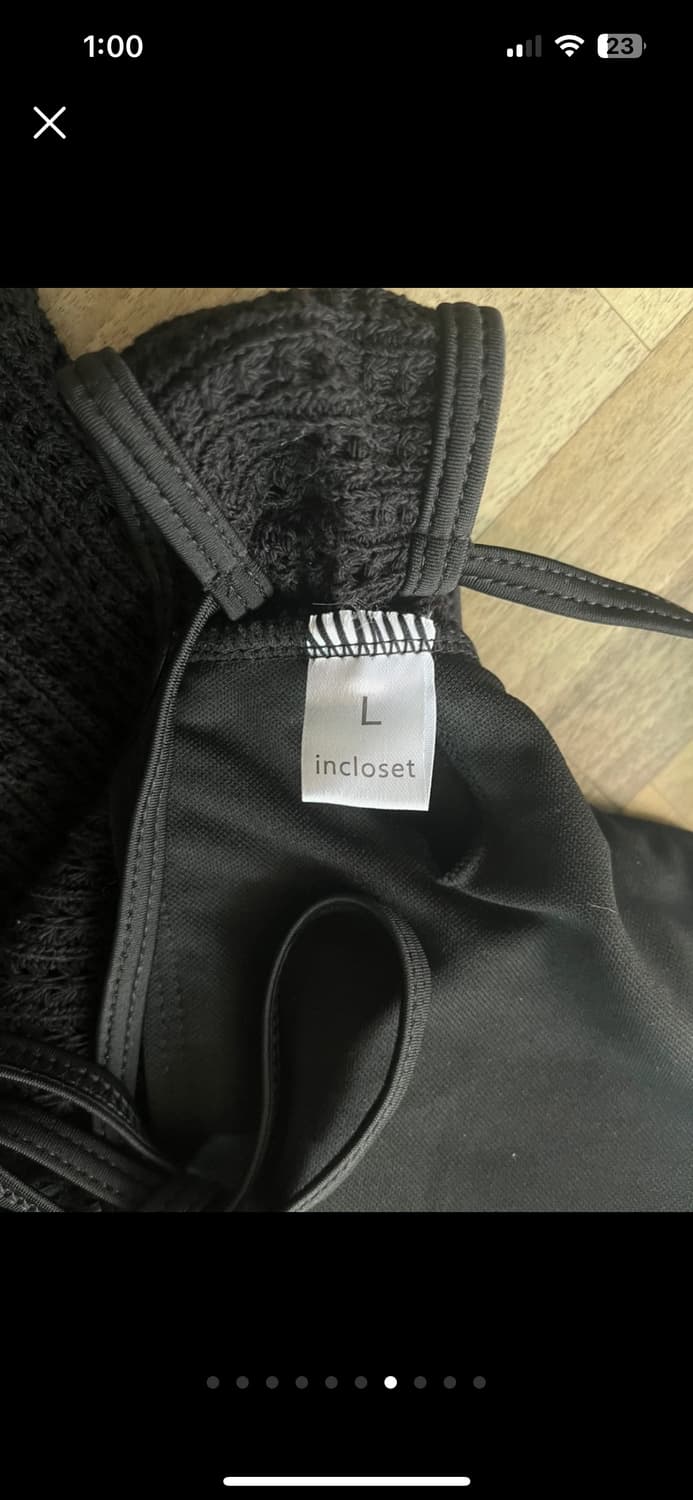 incloset 니트 원피스 비키니 수영복 L 상품이미지7