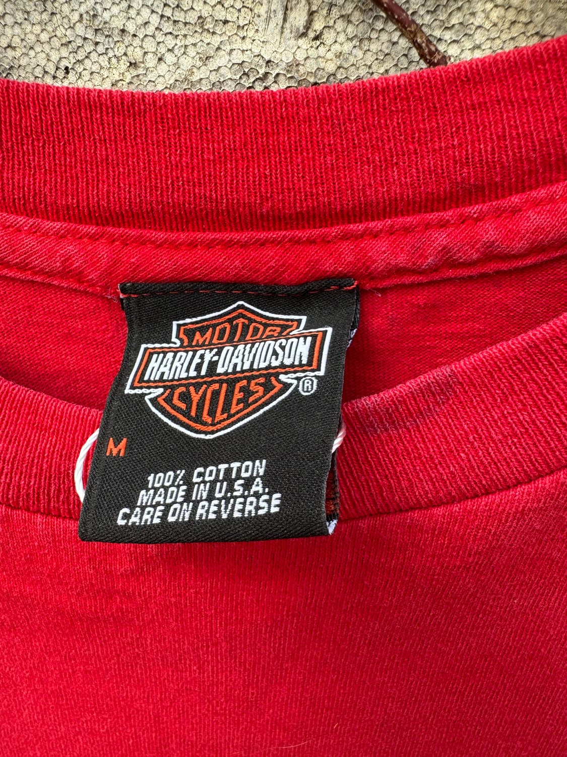 00s 할리데이비슨 빈티지 2004 페이딩 프린팅 반팔 티셔츠 m 상품이미지5