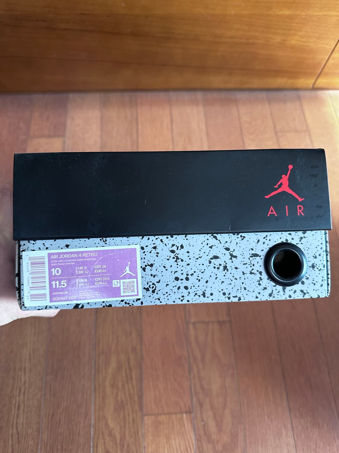 [280] 나이키 에어조던4 레트로 쿨그레이 2019 상품이미지8
