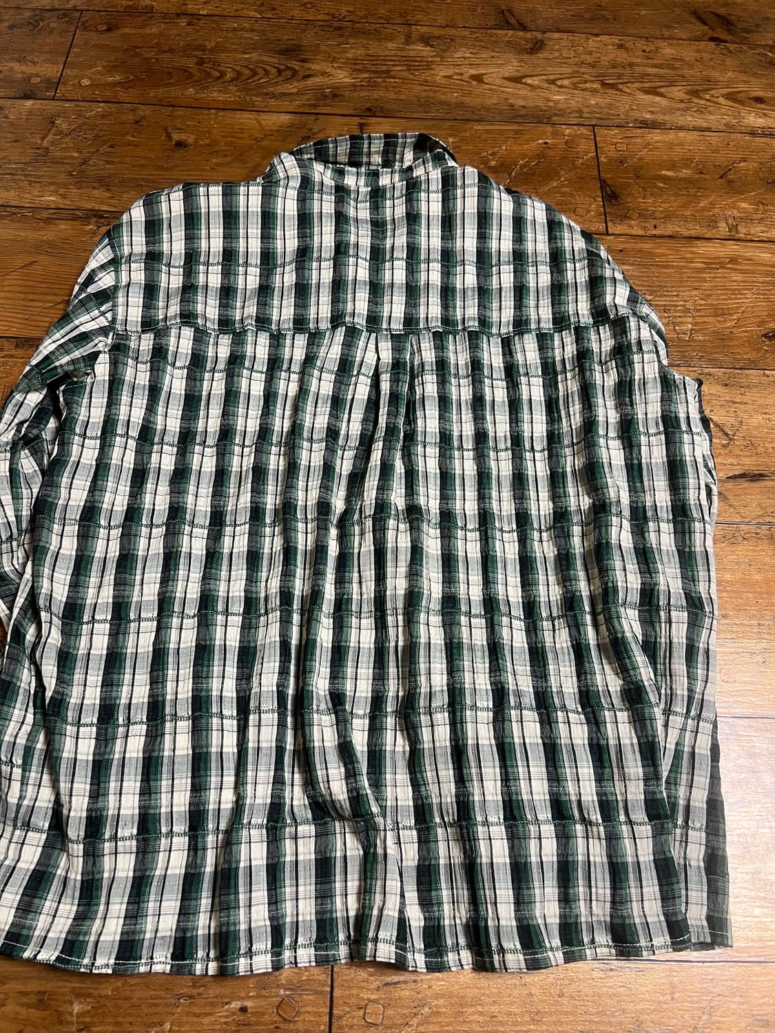 애니타임로릭 셔츠 L Iris shirt-Green 상품이미지2