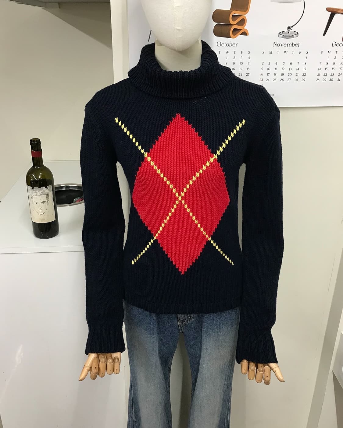 타미 아가일 폴라 니트 상품이미지6