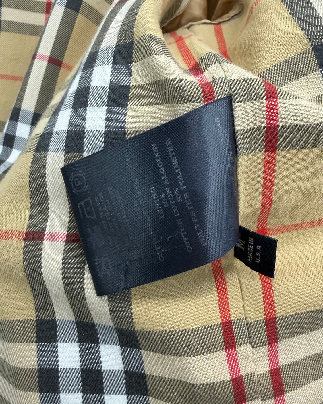 버버리 00s 노바체크 코튼 스윙 자켓 상품이미지7