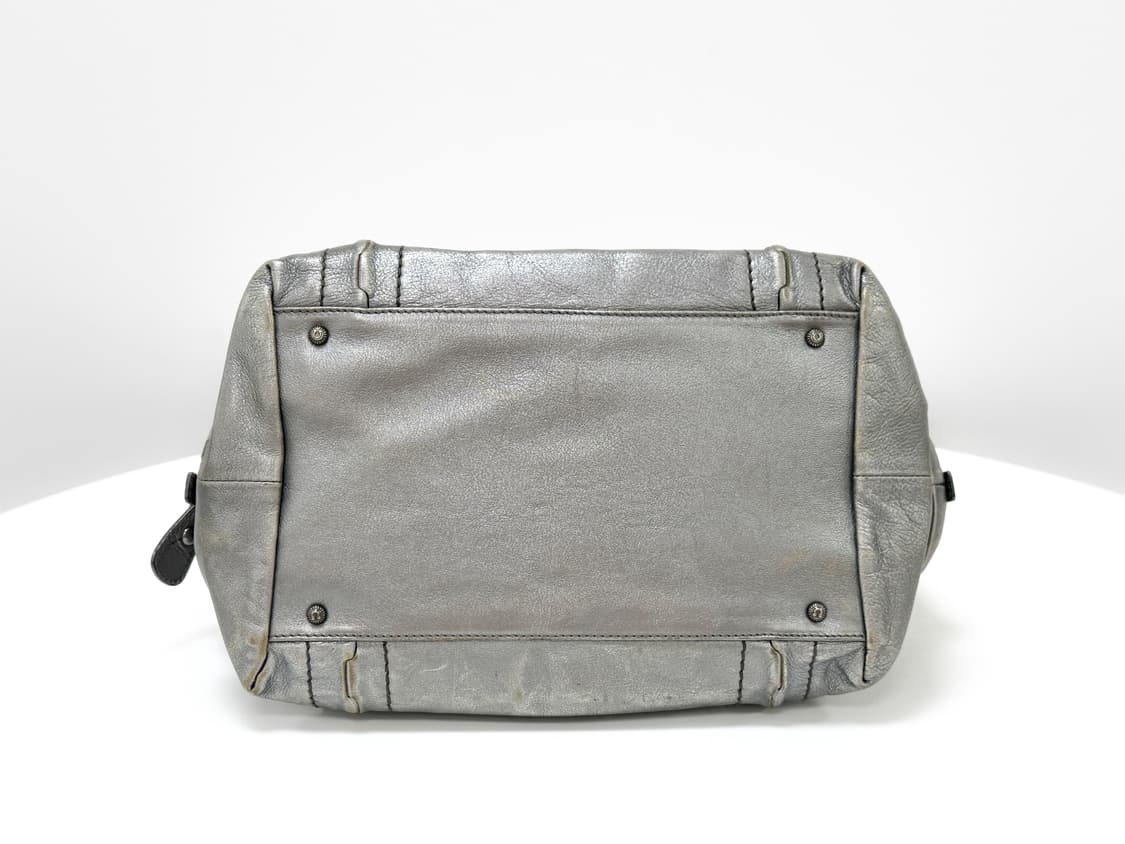 페라가모 메탈릭 레더 간치니 스티치 숄더백 상품이미지6