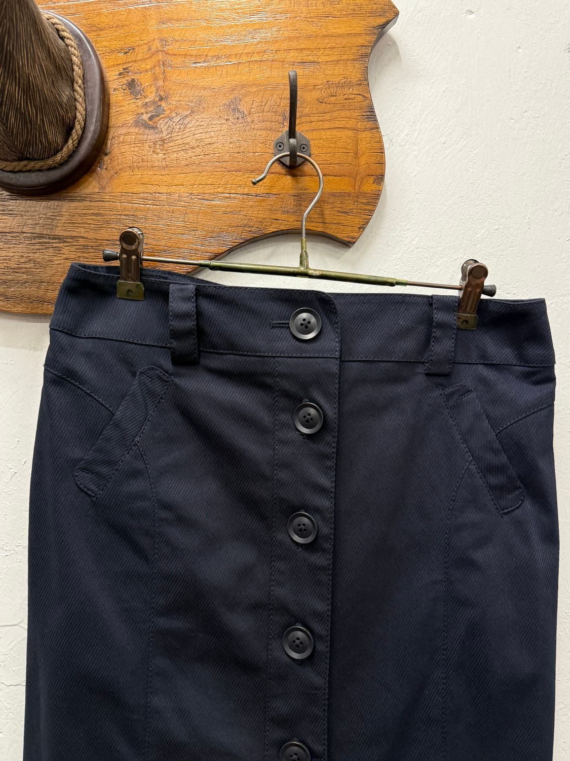 29) J.Press Button Front Cotton Skirt 상품이미지1