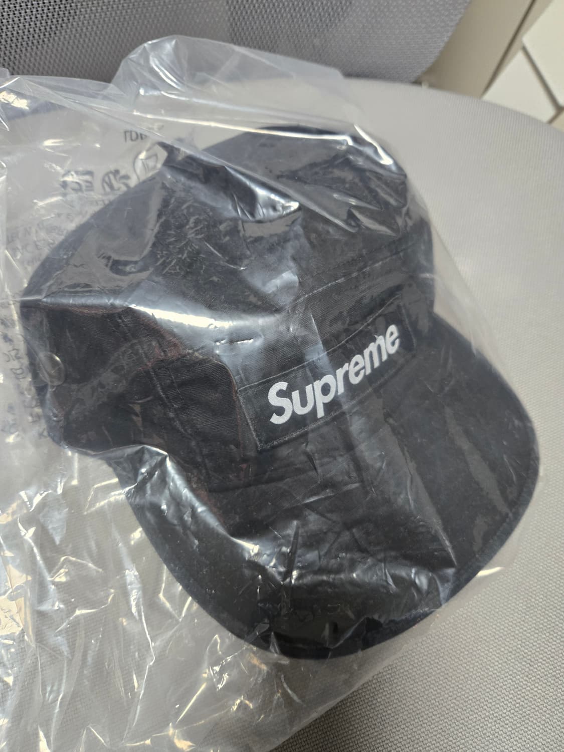 슈프림 밀리터리 캠프캡 블랙 - 26SS 상품이미지1