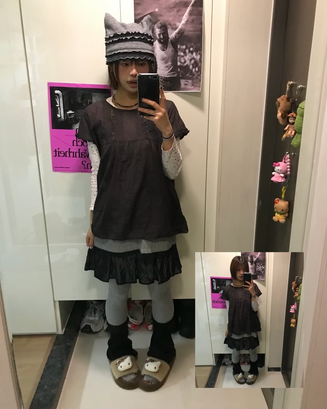 𖤐패턴 키치 코디 set𖤐  상품이미지1