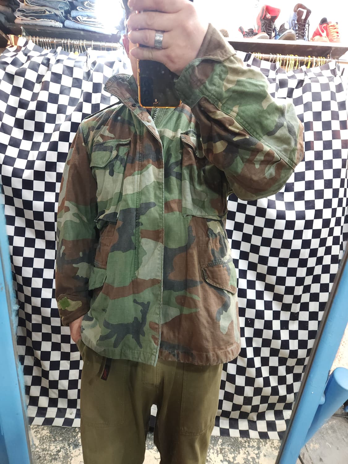 80s 미군 우드랜드 m65 필드자켓 golden mfg 상품이미지8