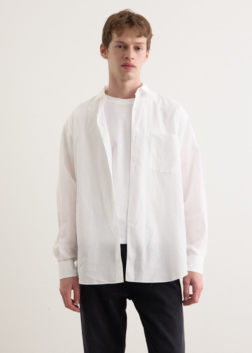 코모리 COMOLI 26SS 화이트셔츠 새상품 5사이즈 상품이미지1