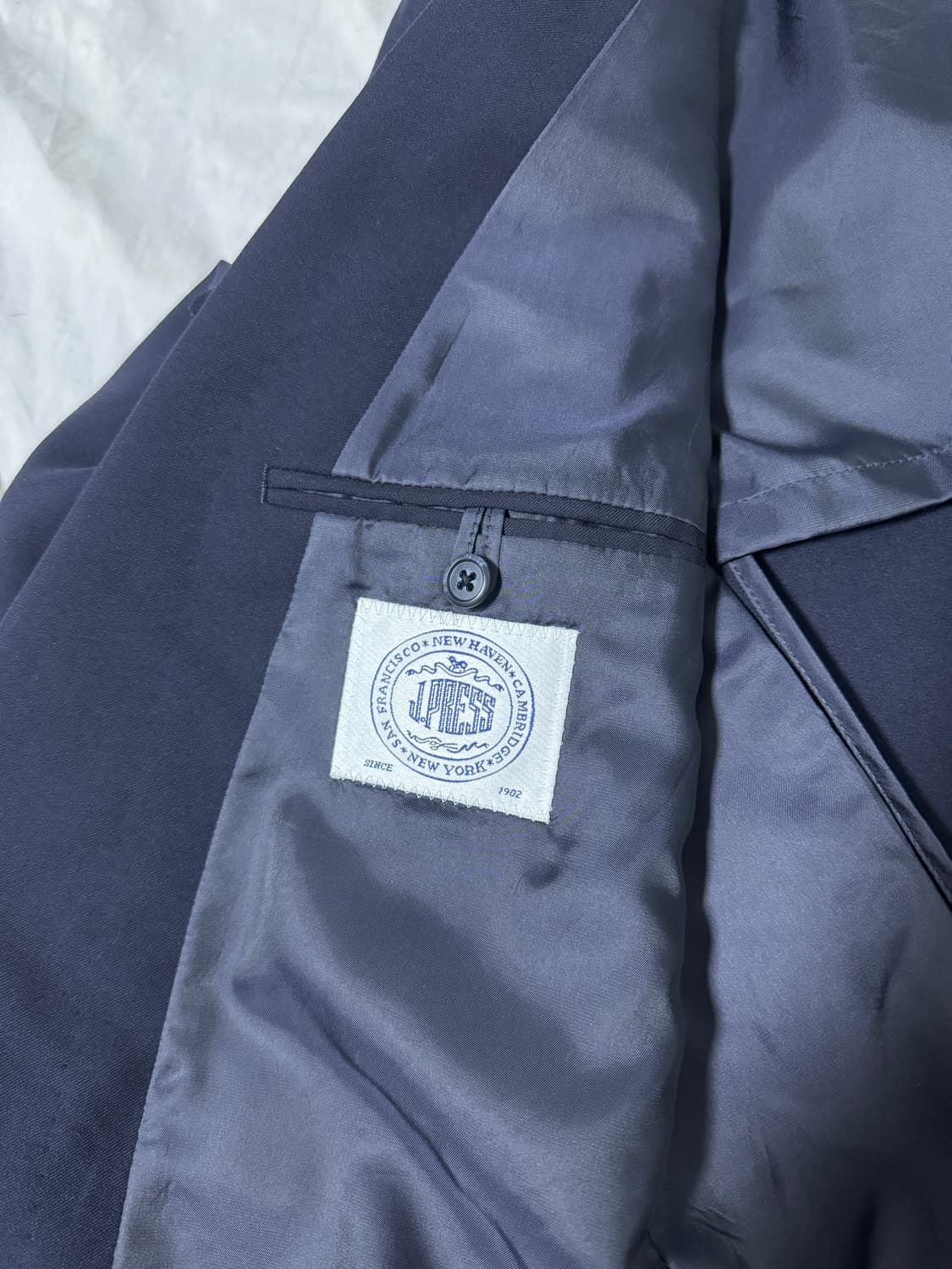 제이 프레스 더블 브레스티드 네이비 금장 버튼 블레이저 상품이미지7