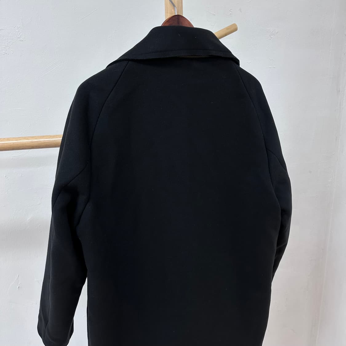 SYSTEM 시스템 울 캐시미어 배색 더블 코트 100(105) J24 상품이미지8