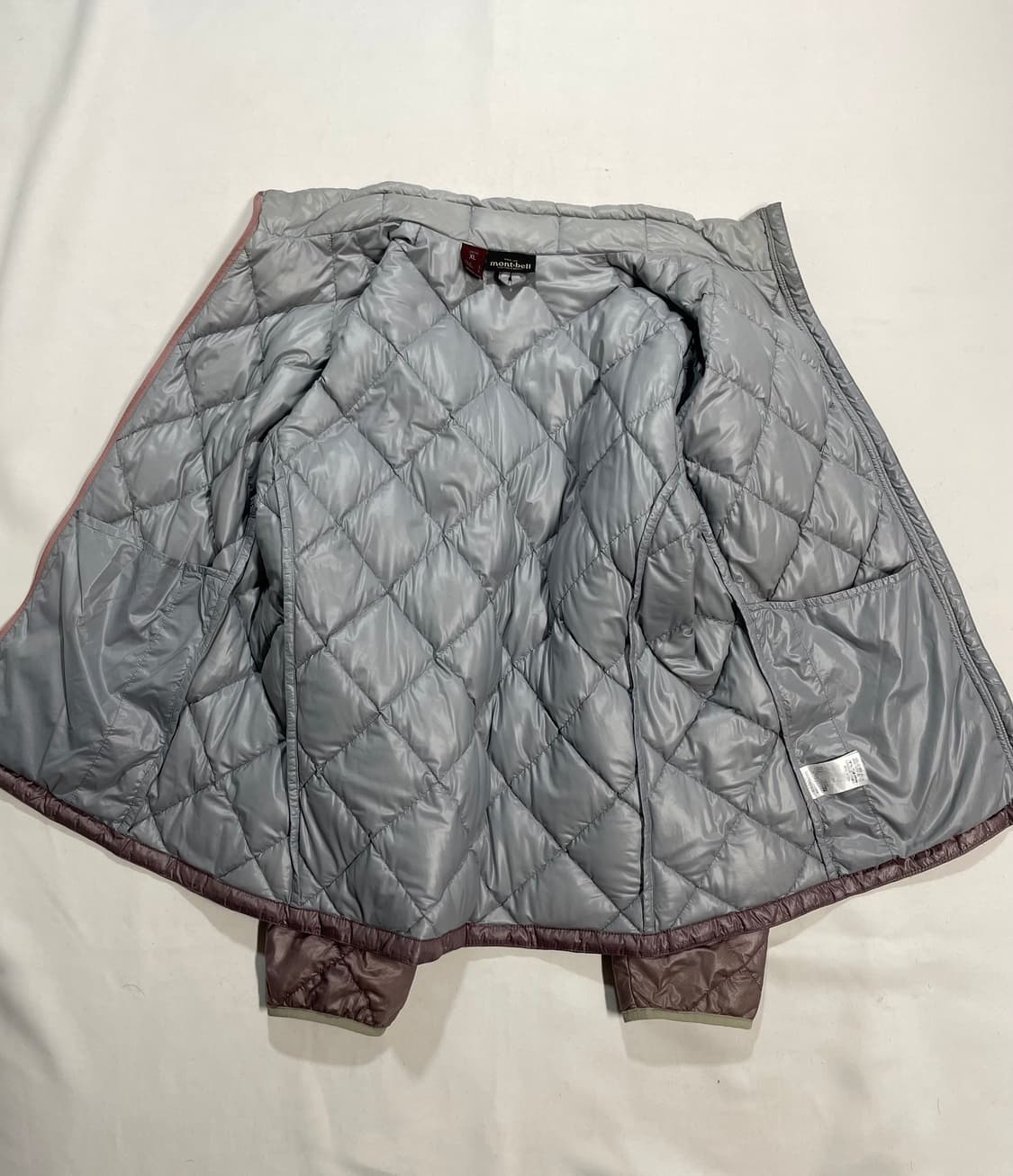몽벨 재팬 다이아몬드 퀼팅 구스다운 경량패딩 상품이미지7