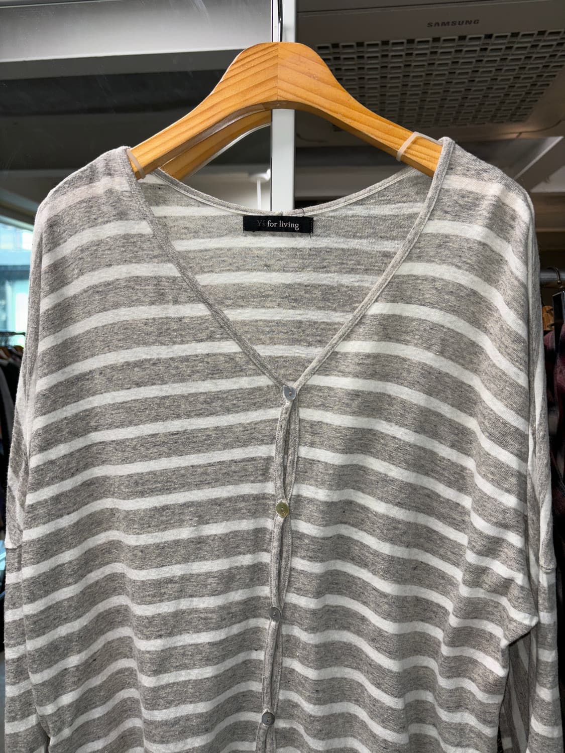Y's for living 스트라이프 가디건 상품이미지3