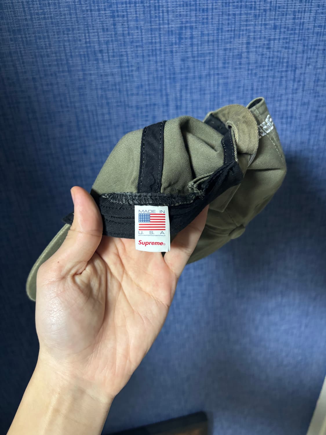 슈프림 6패널 볼캡 올리브 상품이미지5