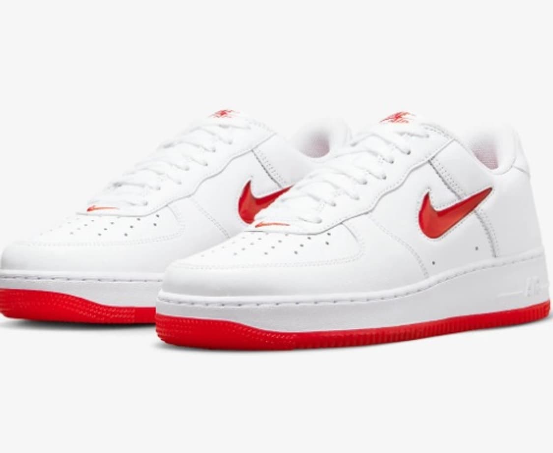 NIKE 나이키 에어포스1로우 화이트유니버시티레드 / 275 상품이미지2