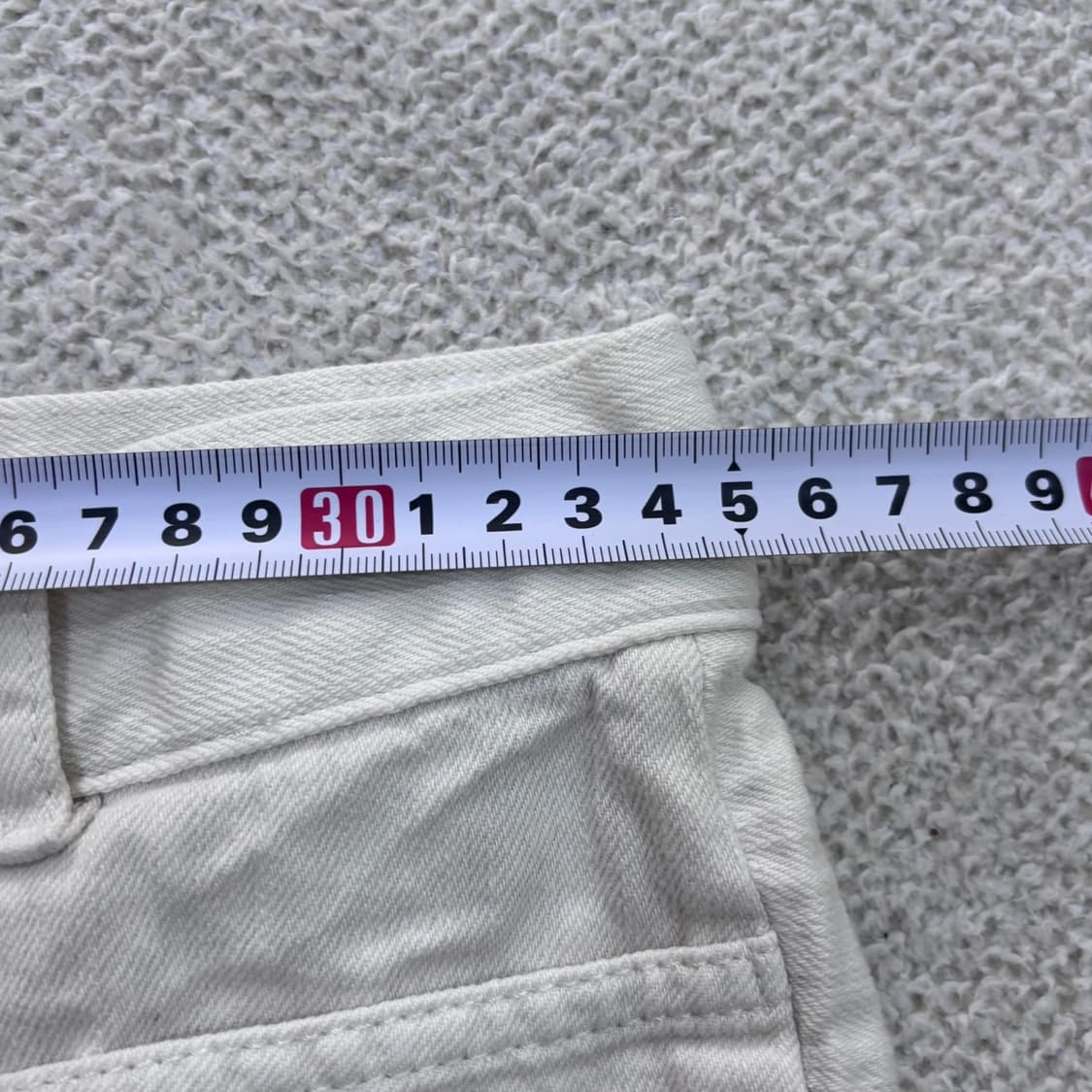 26 A.P.C 여성 화이트 데님 팬츠 0506E 상품이미지6