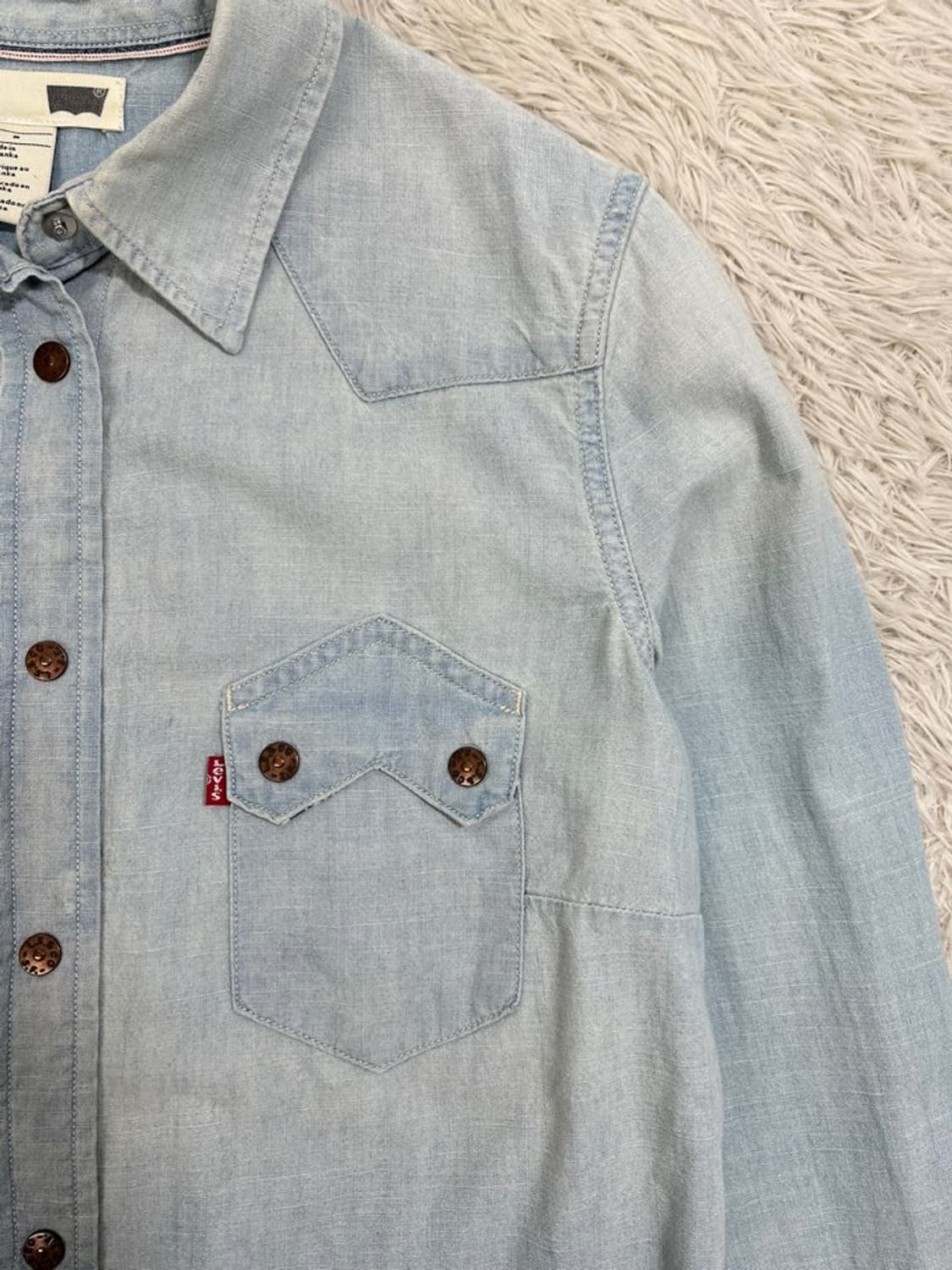 리바이스 웨스턴 데님 셔츠/#2695 상품이미지2