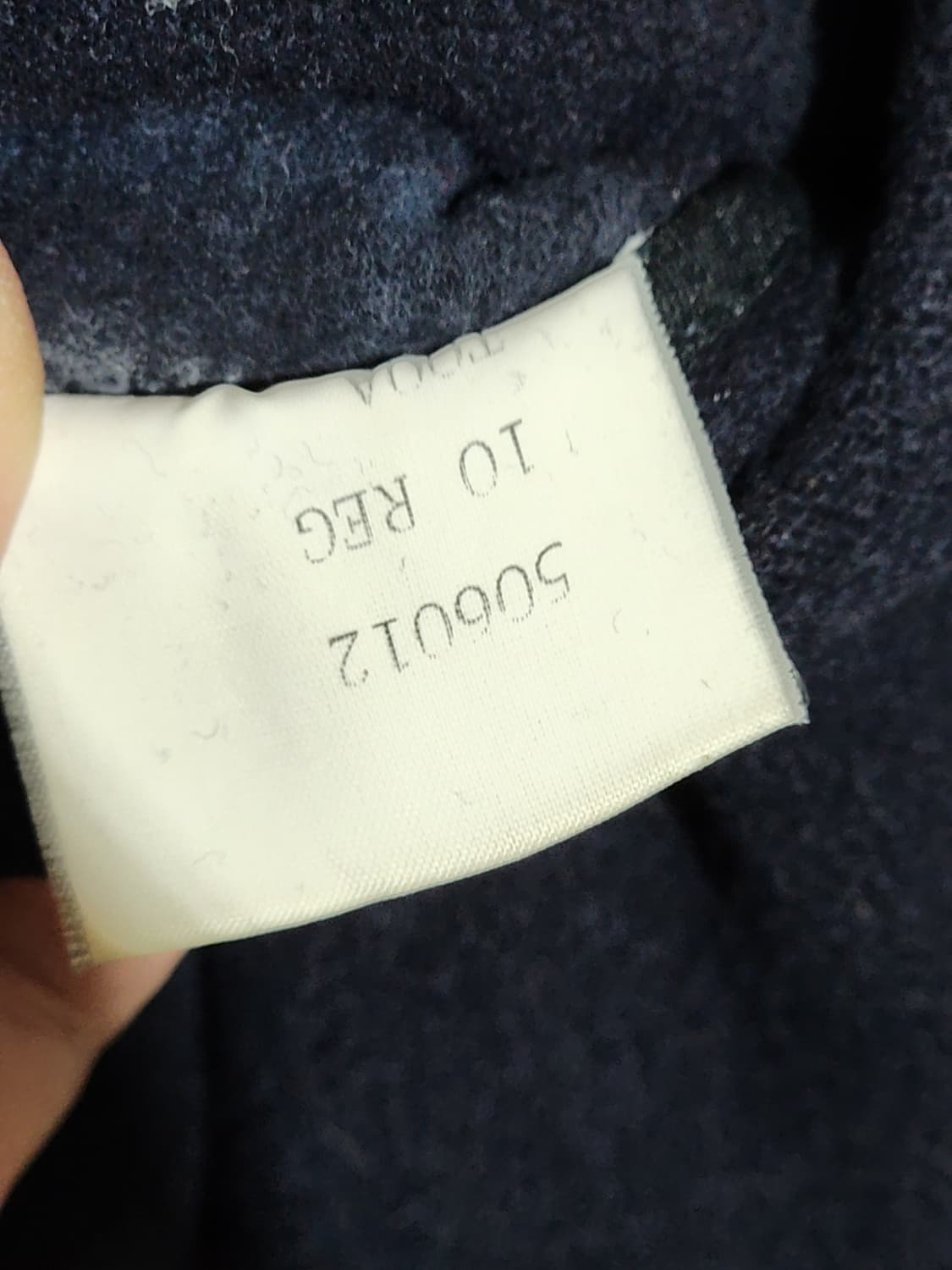 (XL) 버버리 더플코트 네이비 떡볶이코트 후드 모직코트  상품이미지4