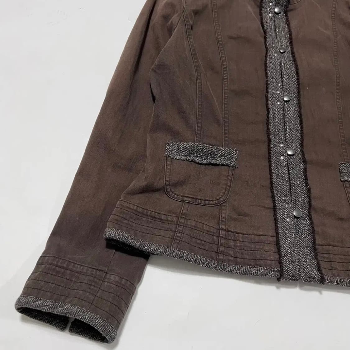 빈티지 브라운 포켓 자켓 상품이미지2