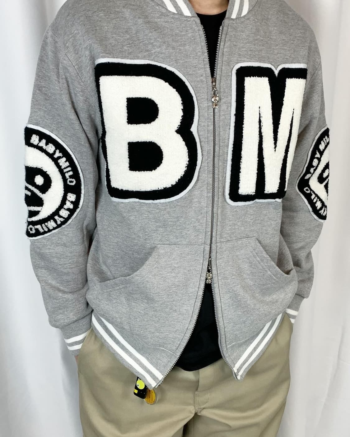 베이프 베이비마일로 바시티자켓 bape babymilo 상품이미지4