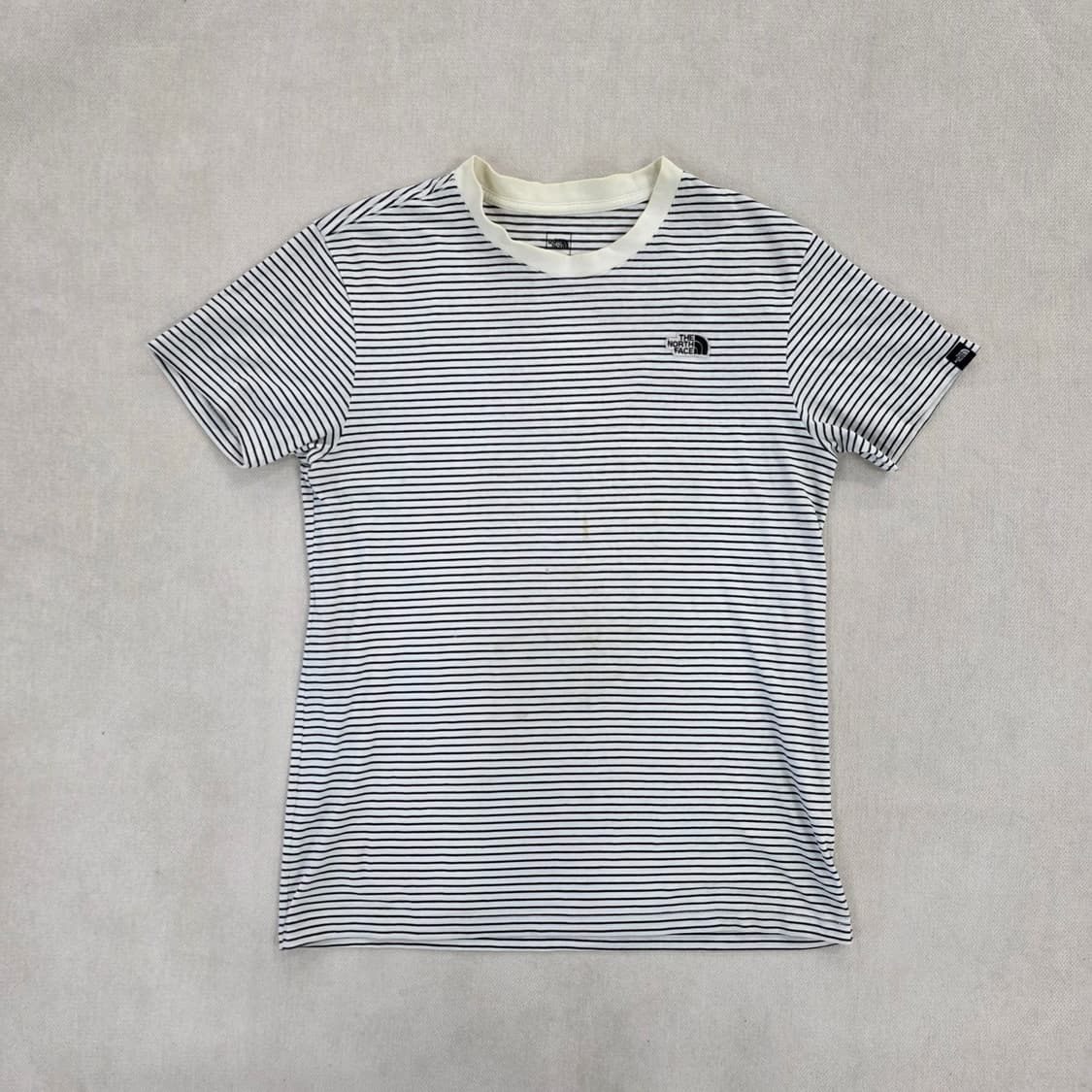 95 노스페이스 스트라이프 반팔티 0224J 상품이미지1