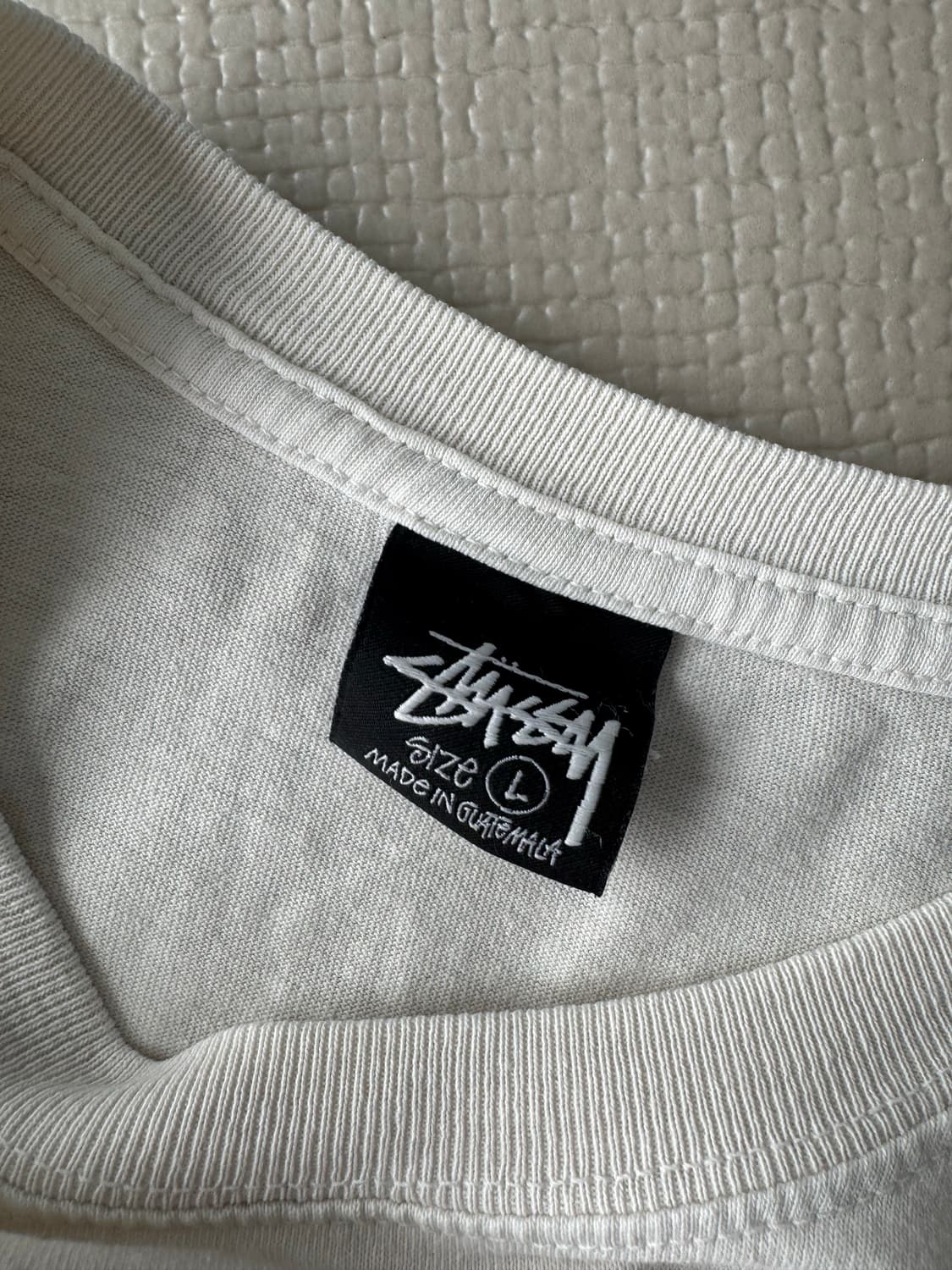 STÜSSY 백로고 반팔 티셔츠 상품이미지3