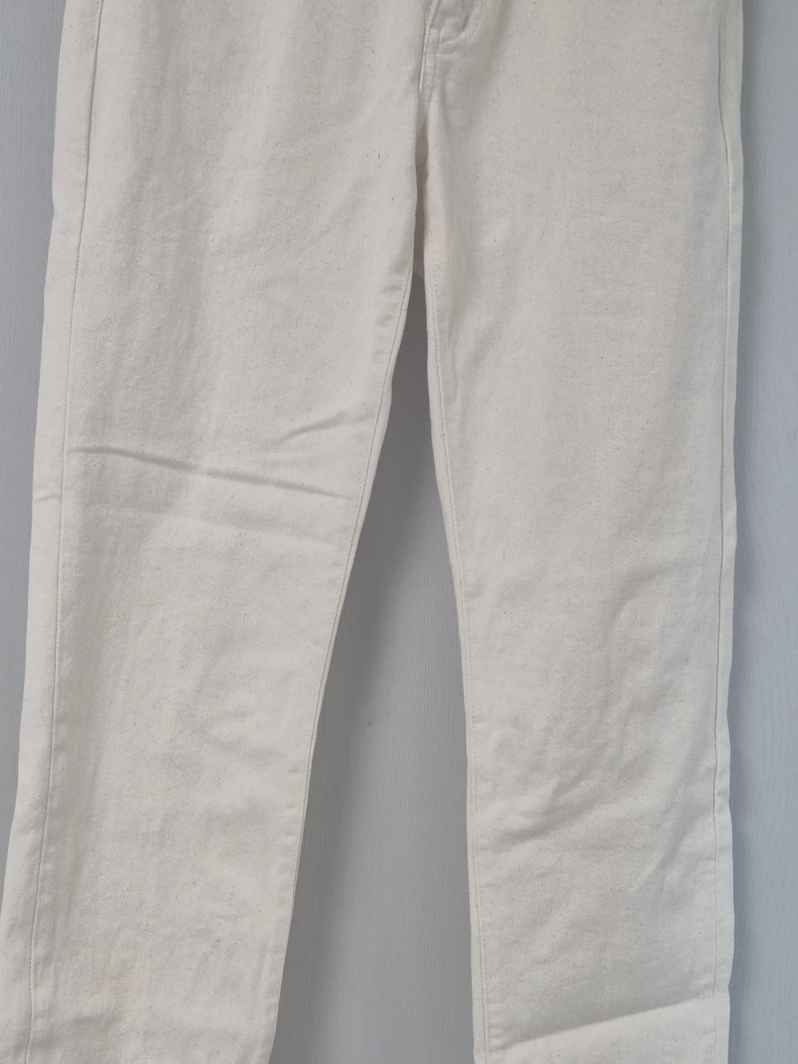 크림색 데님 30인치 (남녀공용) 상품이미지5