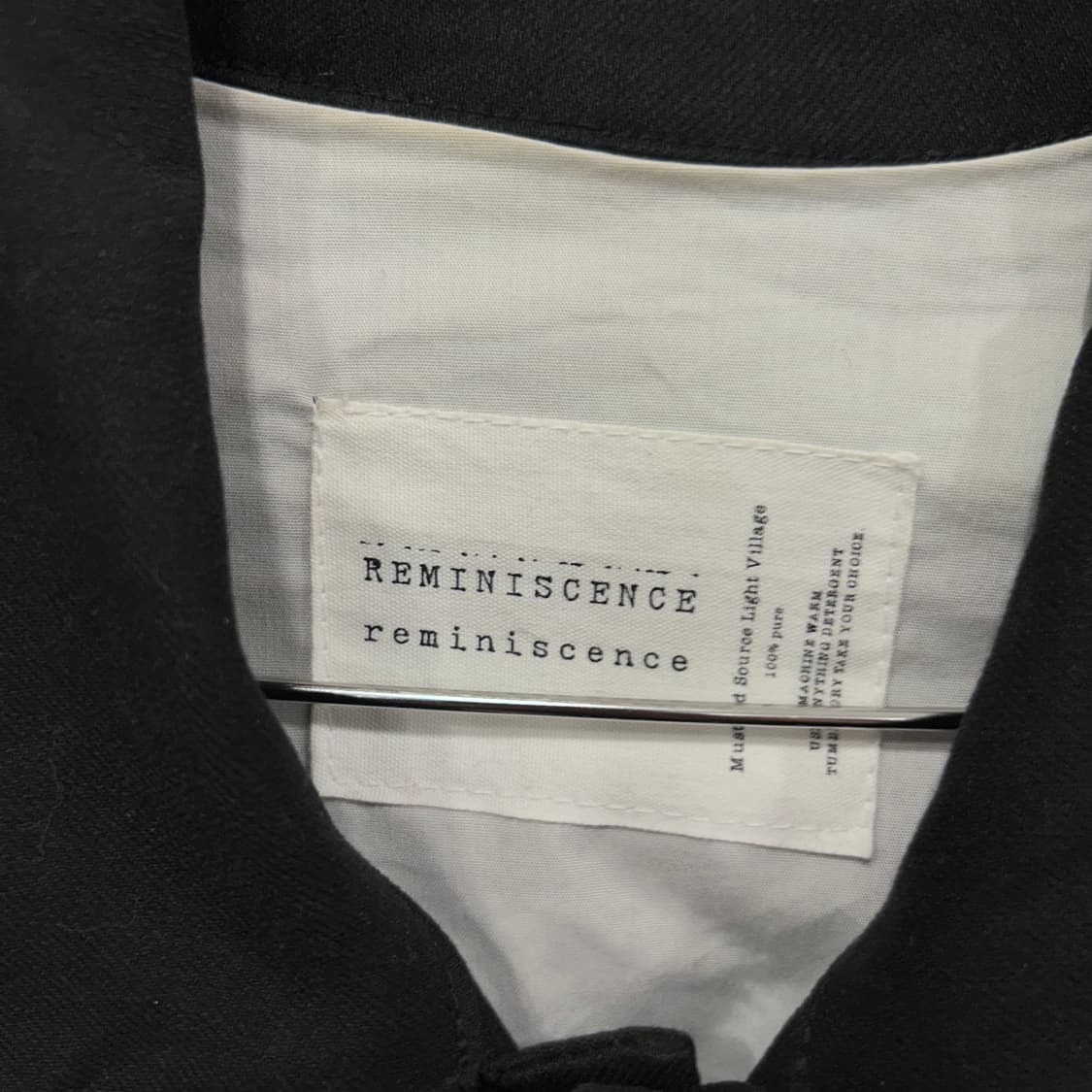 REMINISCENCE 퓨어코튼 트러커 자켓 상품이미지3