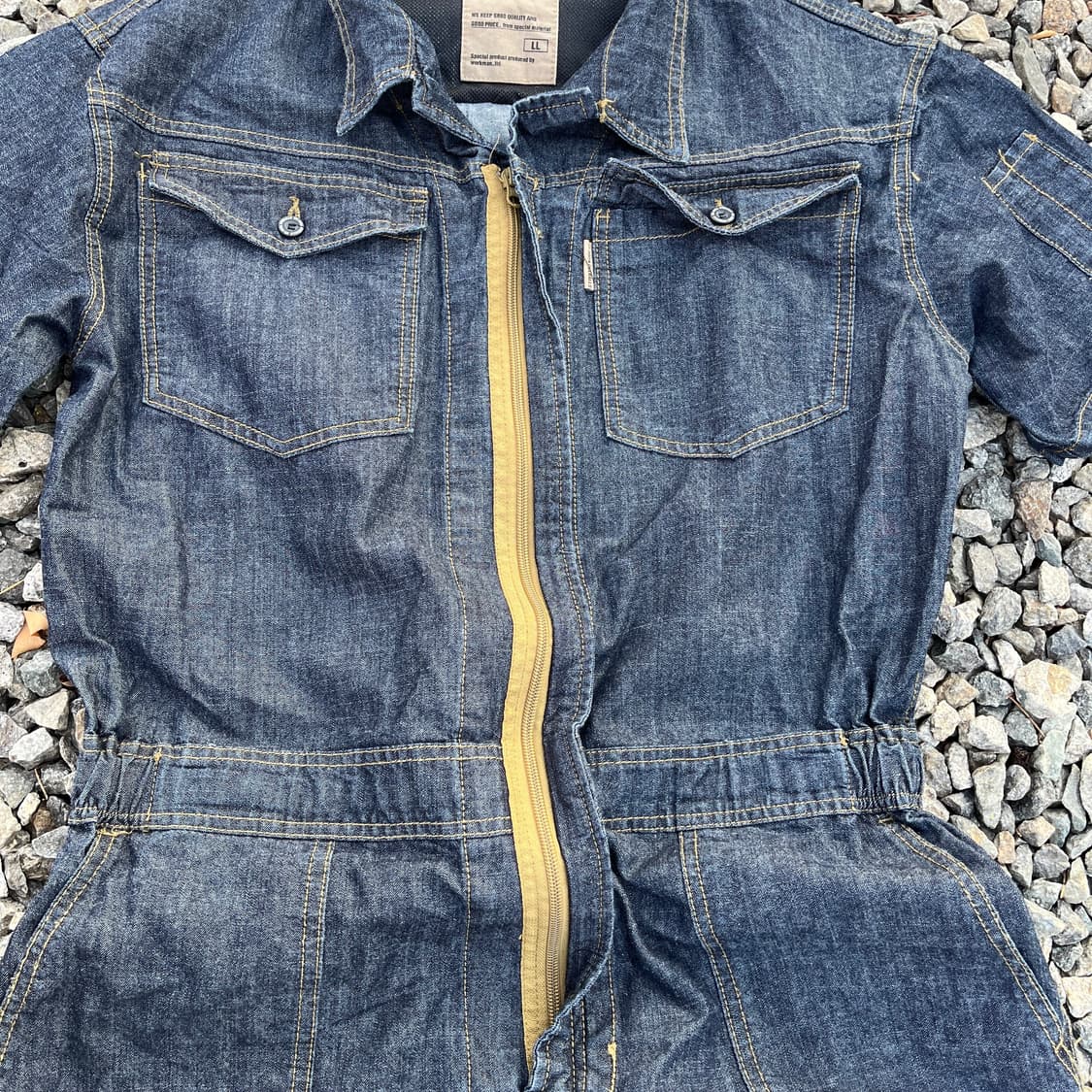 DT-002A 빈티지 데님 점프수트(실측확인) 상품이미지5
