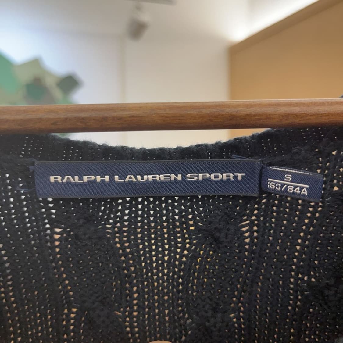 폴로 랄프로렌 빈티지 캐주얼 여리핏 폭닥 케이블 니트 S C08215 상품이미지5