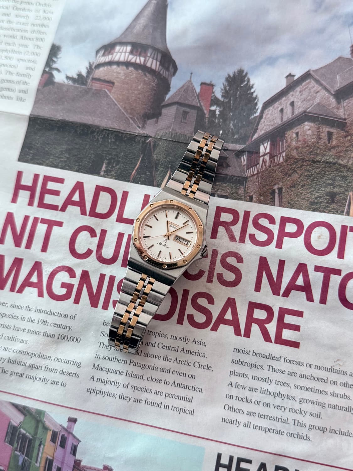 세이코 Seiko Silver wave 콤비 데이 데이트 상품이미지2