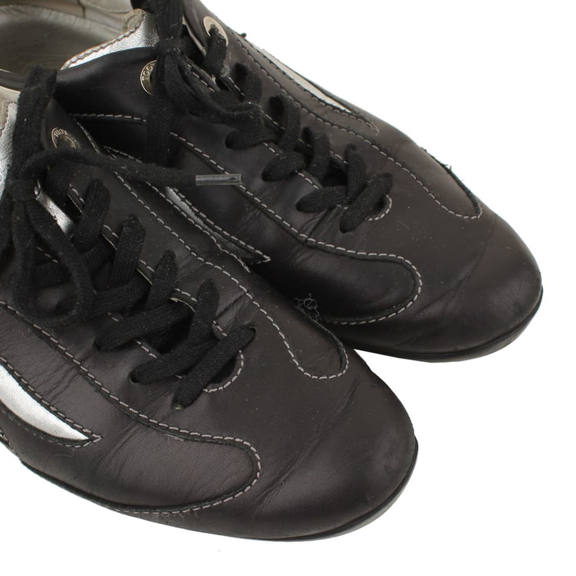 토즈 블랙 실버 스티치 스니커즈 37 상품이미지6