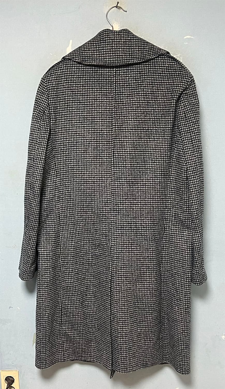 ZARA 자라 남자 모직 롱코트 체크 XL 105 상품이미지2