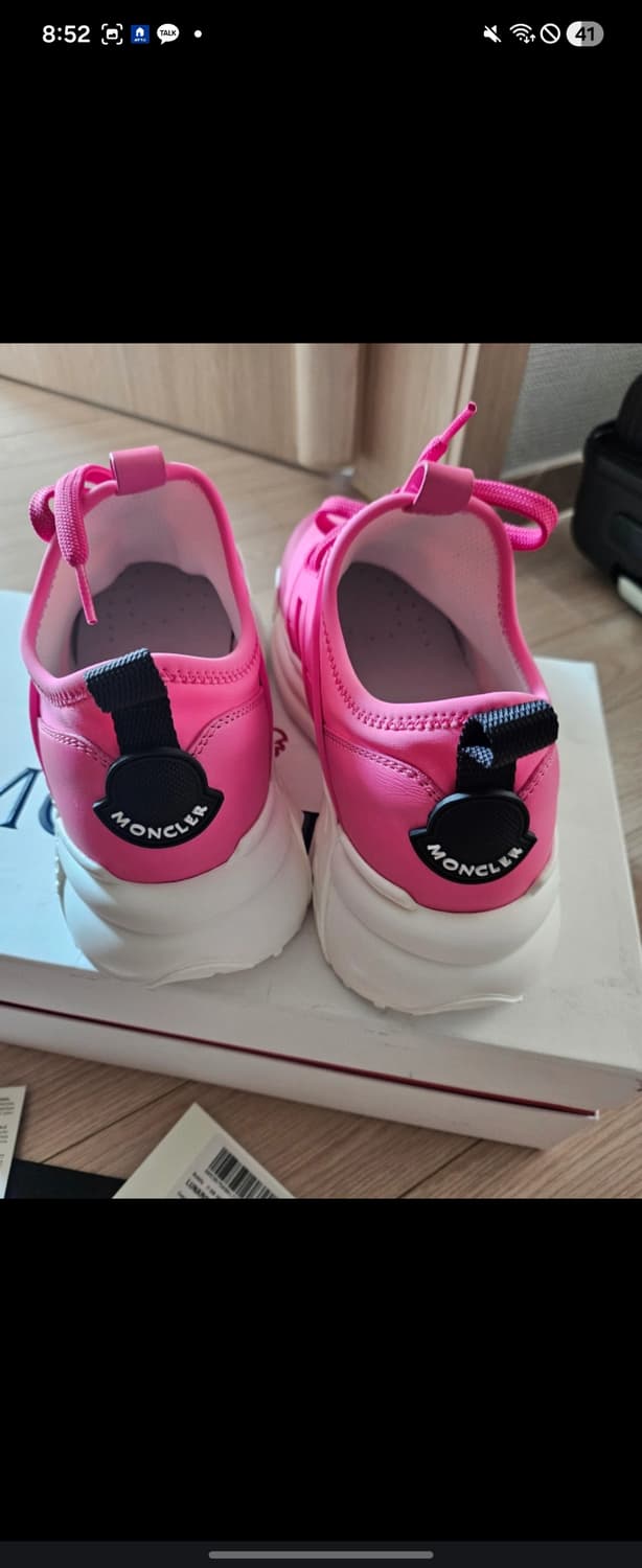 몽클레어 루나로브 핑크 스니커즈 38 상품이미지3