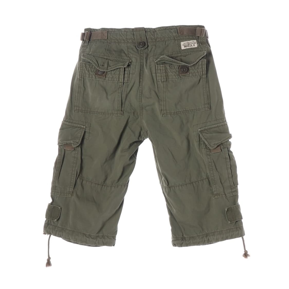 후아유 빈티지 카키 7부 카고 팬츠 32 상품이미지2