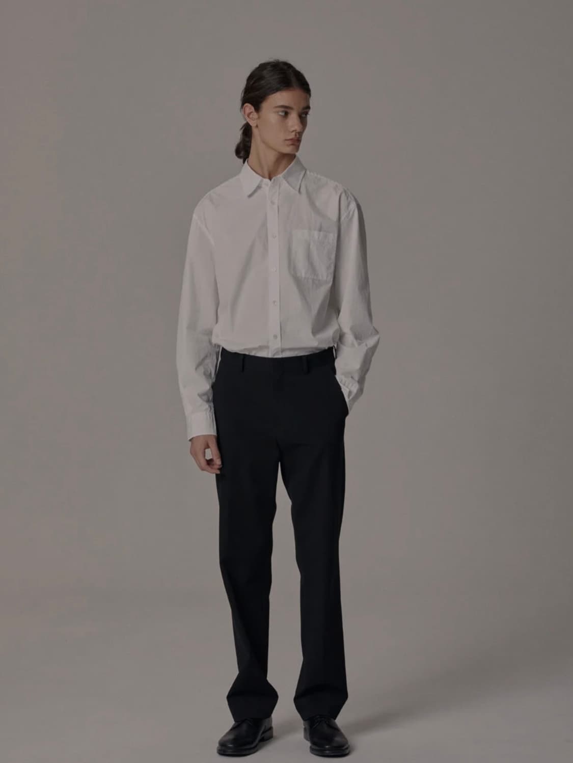 르아브 / 사운드 오브 코튼 셔츠 화이트 / L 상품이미지1