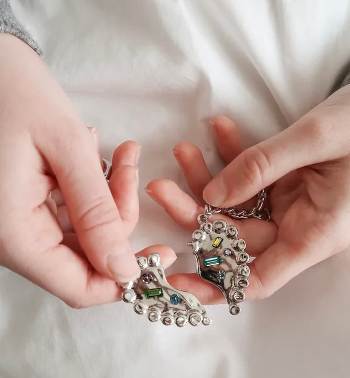 [선물추천] 하트 실버 키링 Heart Keyring (Silver) 상품이미지4