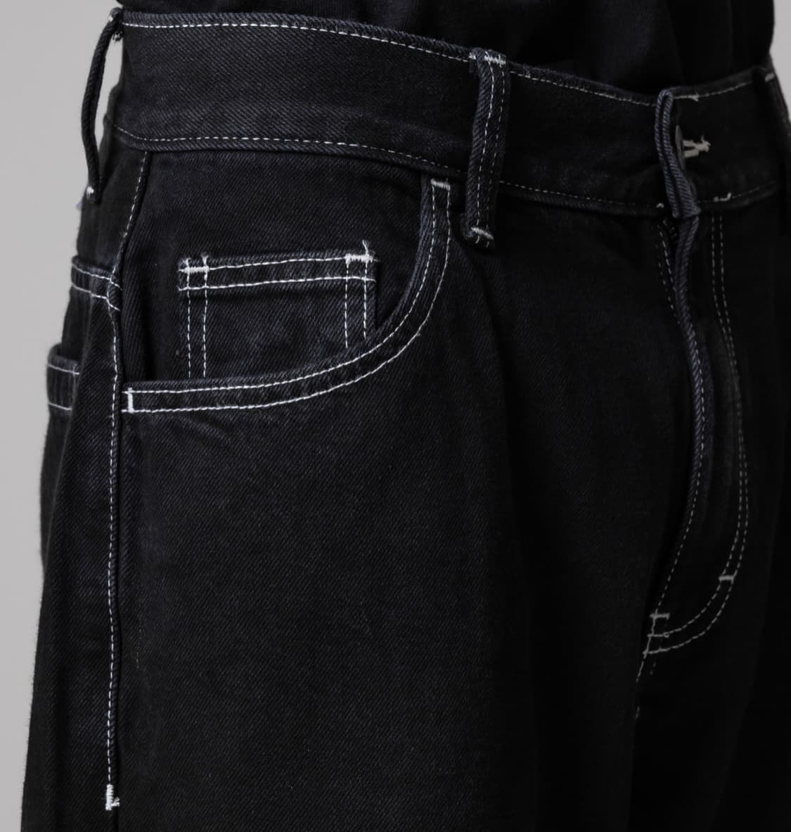 디키즈 더블니 85283 블랙 데님 / 루즈핏 상품이미지6