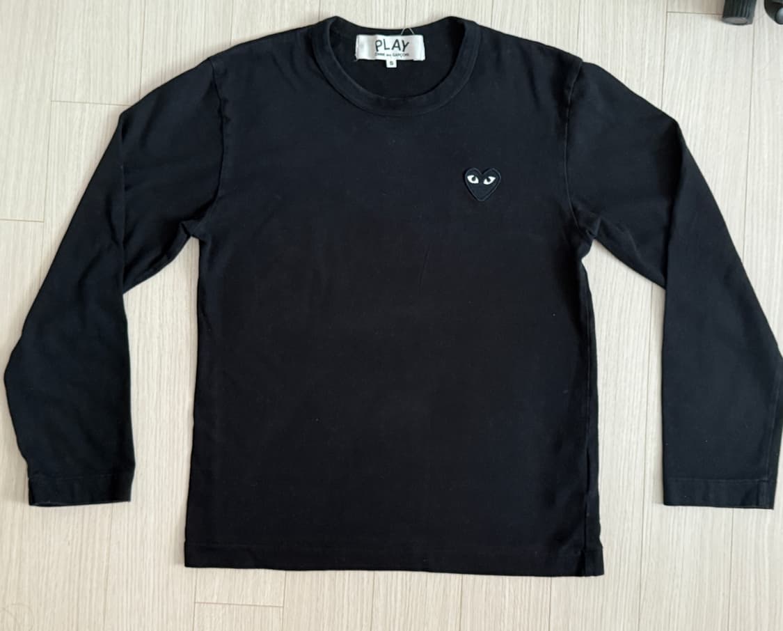 꼼데가르송 롱슬리브 블랙 s 상품이미지1