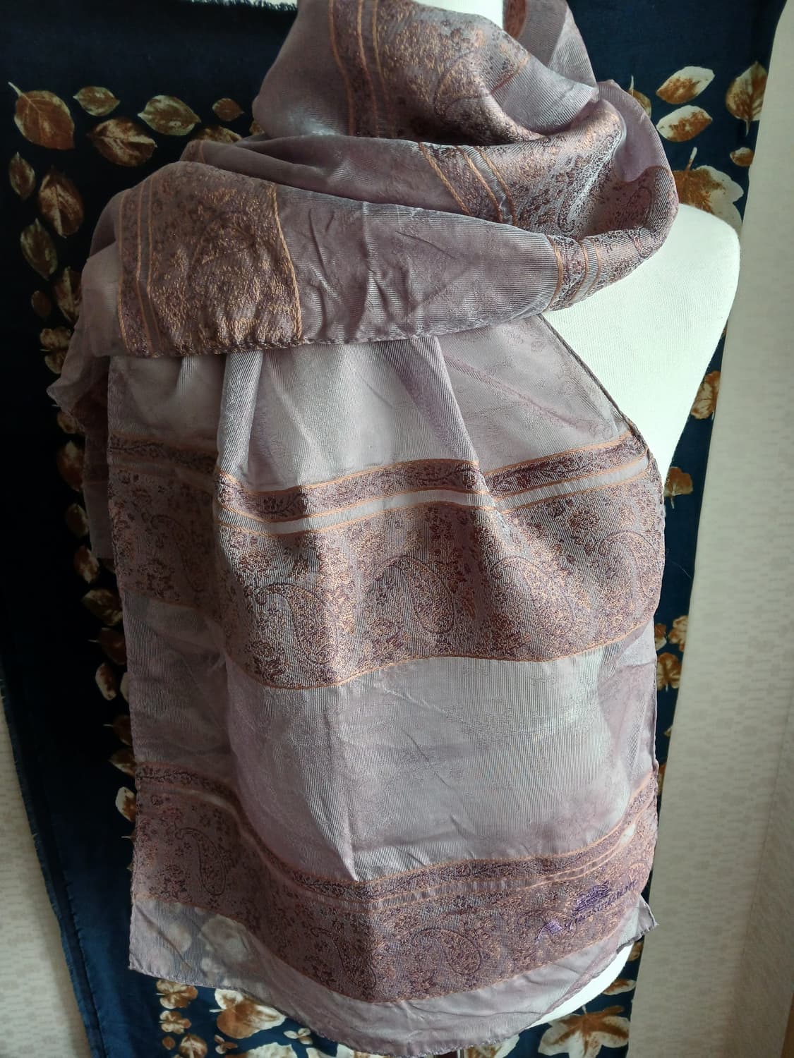 Aquascutum 실크 스카프  상품이미지1