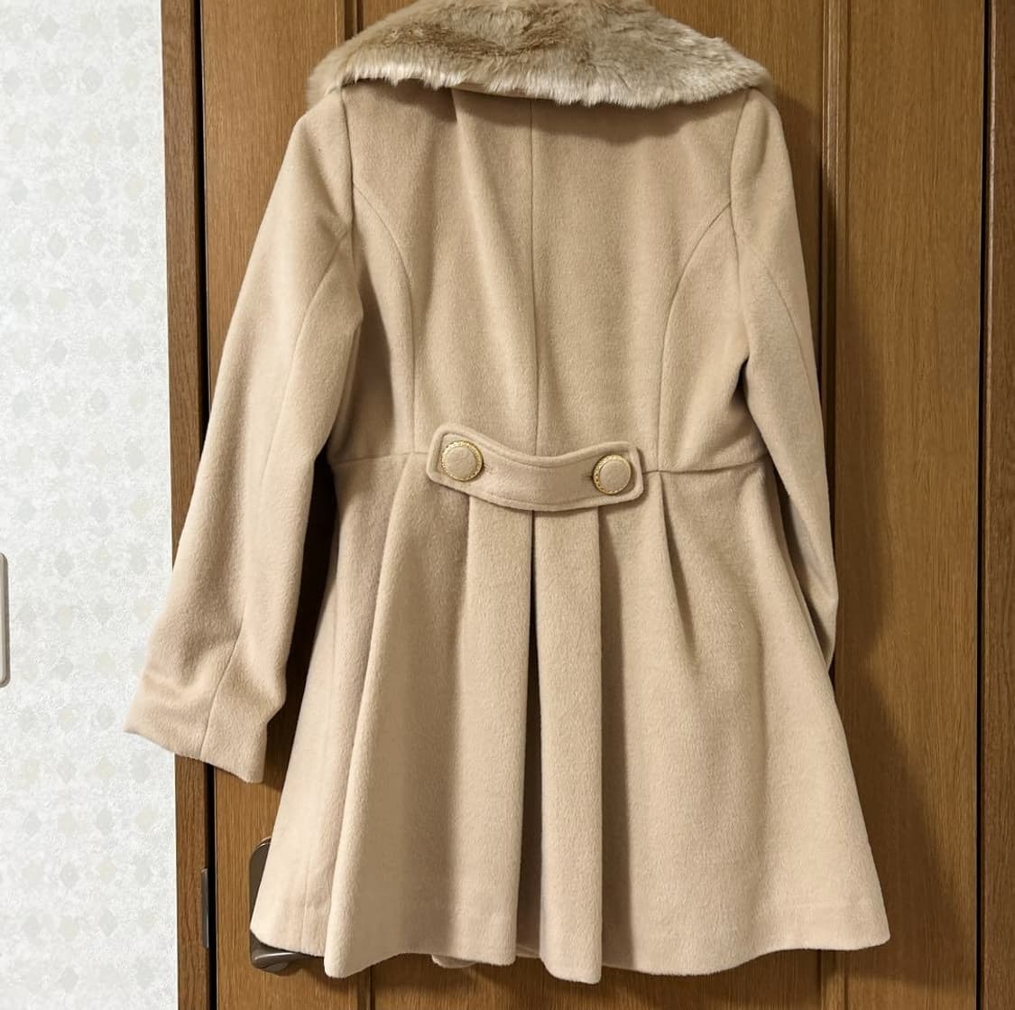 빈티지 플리츠코트 달천대장 라떼히메로맨틱갸루 로걀탑 스나계 캐캐체핀터깔 상품이미지3