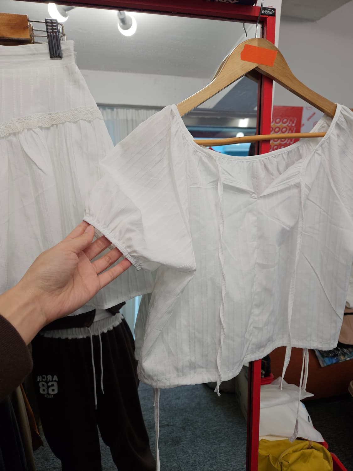 새상품) 여름 화이트 셋업 상품이미지2