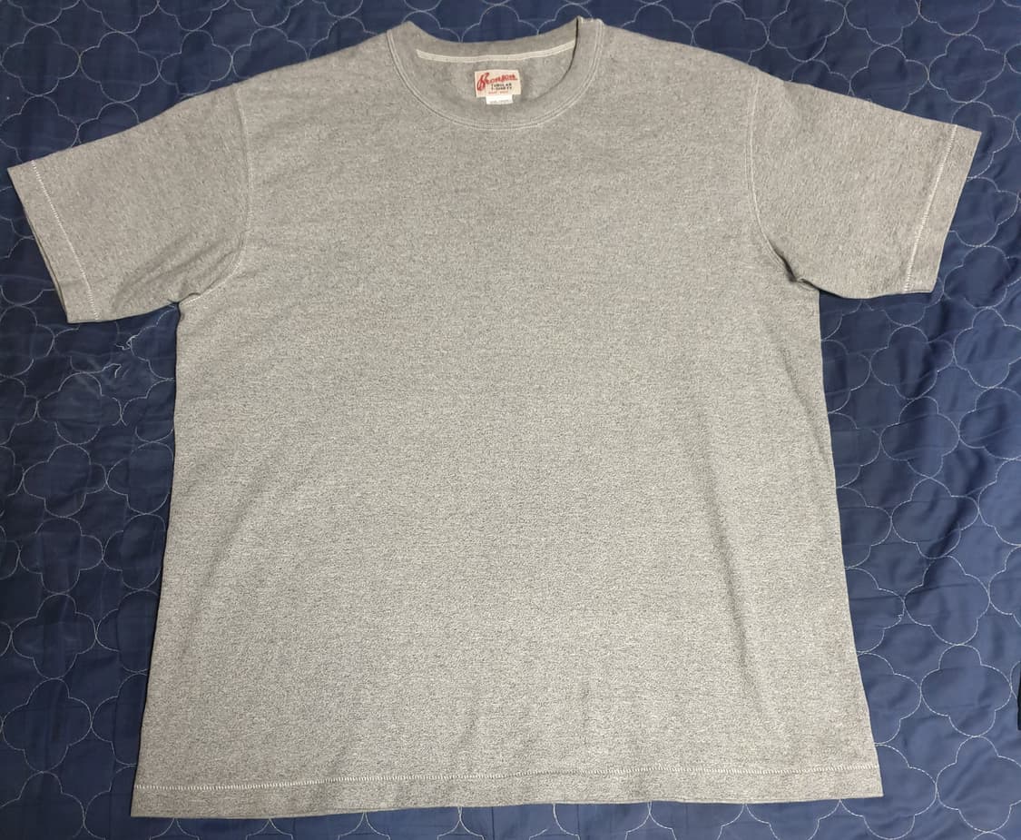 브론슨 튜블러 10.5oz 스펀코튼 반팔티 헤더그레이 (XXL) 상품이미지1