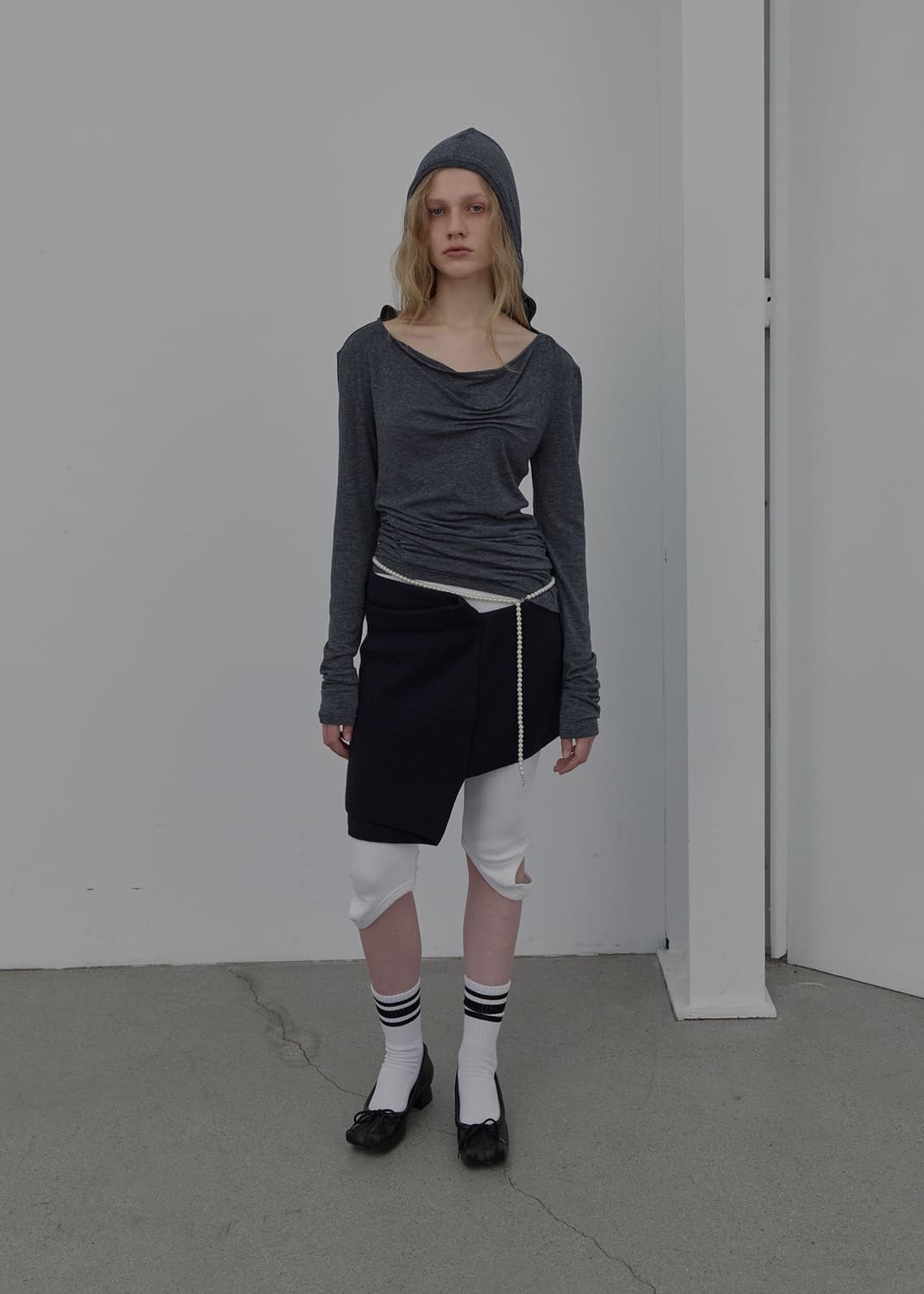 lcdc 다트 디테일 후디 상품이미지4