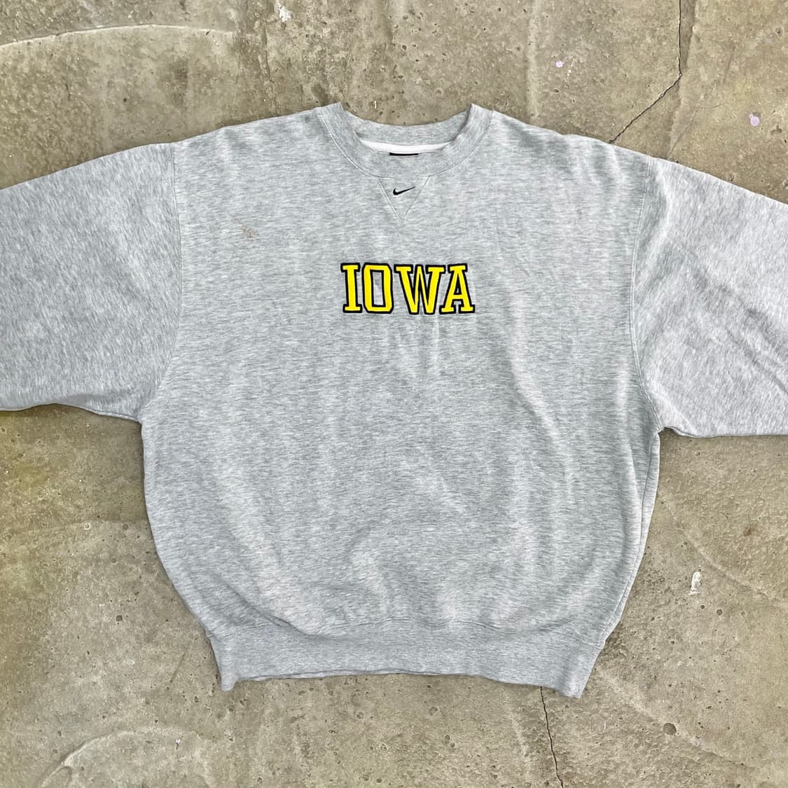 90‘s 나이키 아이오와 대학 센터 스우시 스웻셔츠 L 상품이미지3