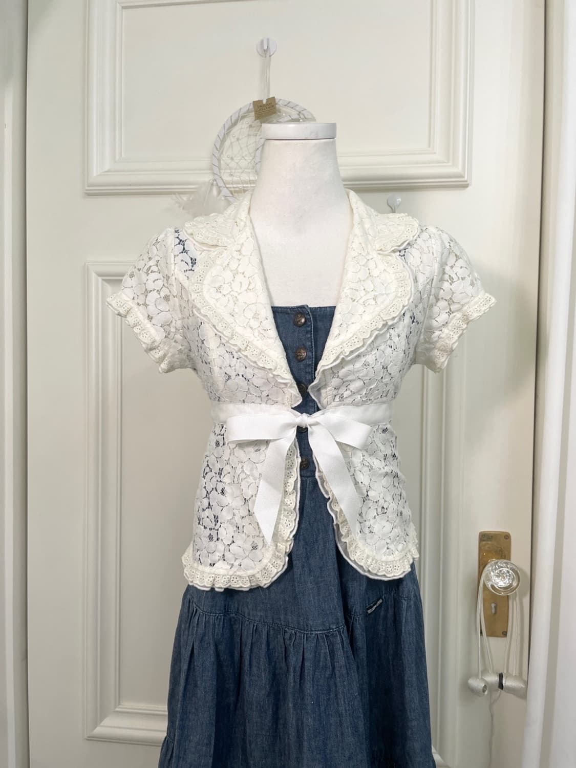 ivory lace summer bolero 상품이미지1