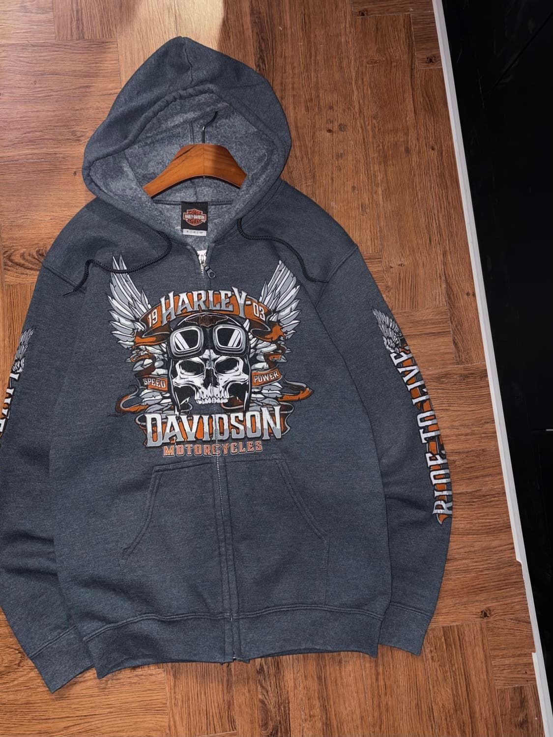 할리데이비슨 서울 후드집업 상품이미지1